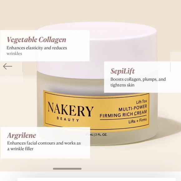 Nakery Beauty LiftTox MultiPower Firming Rich Cream younger in as few as 3 days - Picture 4 of 11